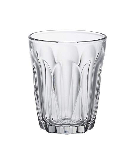 Duralex 1036AB06C0111 Provence Trinkglas, Wasserglas, Saftglas, 90ml, Glas, transparent, 6 Stück von Duralex
