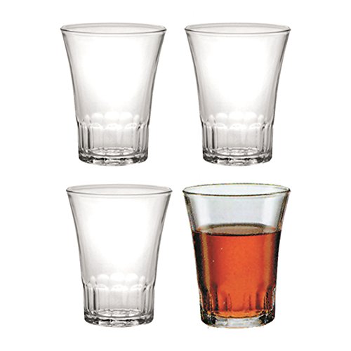 Set mit 4 Vintage-Gläsern von Duralex, Modell: Amalfi, für Cocktailbars, Kneipen und Weinschenken 13cl von Duralex