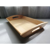 Esche Servierplatte Teller Tablett Mit Henkeln Groß-Schwedisch Handgemacht Natur Holz Umweltfreundlich von DustRoad