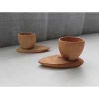 Umweltfreundliche Eierbecher Aus Holz. 2Er Set von DustRoad