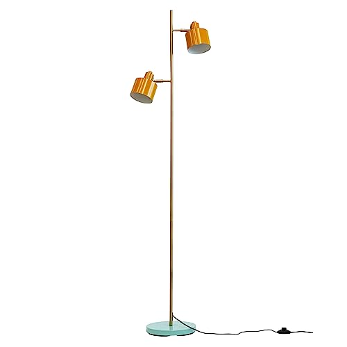 Dyberg Larsen Stehlampe Ocean Curry/Messing/Türkis - Stehlampe wohnzimmer - E14/40W - Lampe aus Dänisches Design ohne leuchtmittel - bodenlampe Modern - deko schlafzimmer oder wohnzimmer Dyberg Larsen Stehlampe Ocean Curry/Messing/Türkis - Stehlampe wohnzimmer - E14/40W - Lampe aus Dänisches Design ohne leuchtmittel - bodenlampe Modern - deko schlafzimmer oder wohnzimmer von Dyberg Larsen