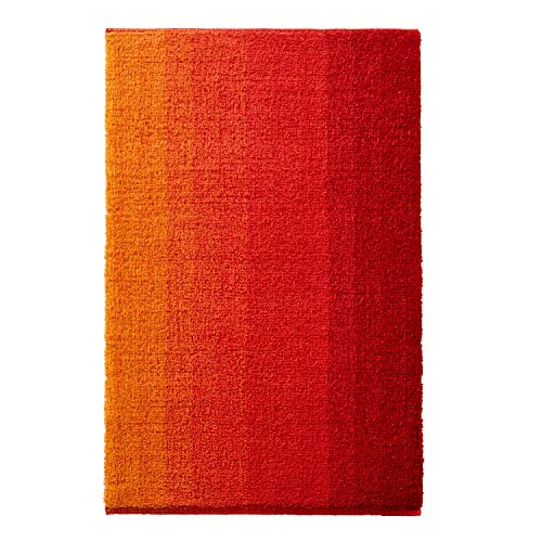 Dyckhoff Badteppich Colori, Rot, 55 x 65 cm, 100% Bio Baumwolle, GOTS von Dyckhoff