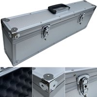 ECI® Aluminium Koffer Silber mit Würfelschaum Alu-Koffer Werkzeugkoffer LxBxH 600 x115 x 200 mm von ECI TOOLS