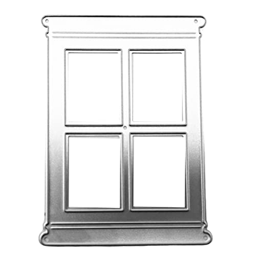 ECMQS Fenster DIY Stanzschablone, Scrapbooking Prägeschablonen Stanzformen Schablonen Für Scrapbooking von ECMQS