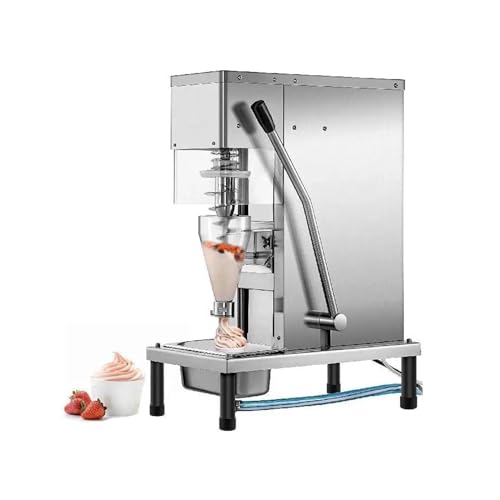 ECZDDEFS Eismaschine, Frozen-Joghurt-Mischmaschine, Kühlschrank zur Herstellung von Milchshake-Eiscreme-Mischgeräten, Edelstahl-Gewerbeausrüstung, Eismaschine, Gelato-Maschine von ECZDDEFS
