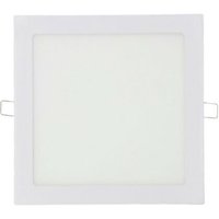 Quadratischer LED-Spot EDM 22cm - 20W - 1500lm - 4000K - Weißer Rahmen - 31584 - Blanc von EDM