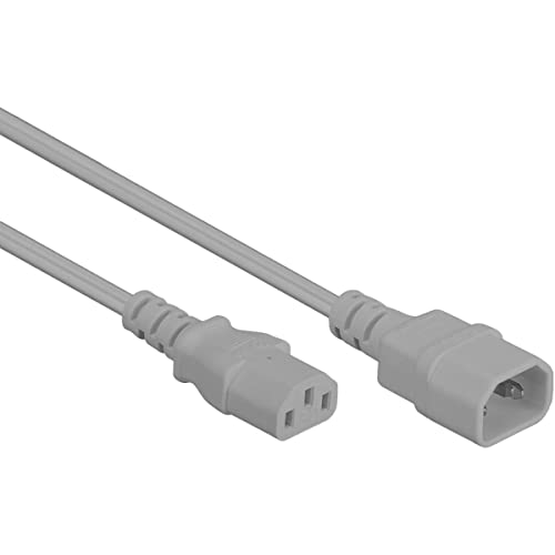 EFB-Elektronik EK507.1,8 1.8 m Kupplung C14 Koppler C13 grau Kabel Elektrische – Cables elektrischen (grau, männlich/weiblich, 1,8 m, Kupplung C14, Koppler C13, recht) von EFB-Elektronik