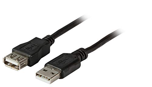 EFB Elektronik USB2.0 Verlängerungskabel A-A,St.-Bu.,1,8m,schwarz,Premium von EFB-Elektronik