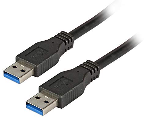 EFB-Elektronik USB3.0 Anschlusskabel A-A, St.-St, 1,0m, Schwarz, Premium von EFB-Elektronik