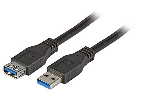 EFB-Elektronik USB3.0 Verlängerungskabel A-A,St.-Bu.,1,0m,schwarz,Classic von EFB-Elektronik