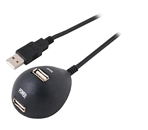 EFB USB Desktop Verlängerungskabel,1,5m A-Stecker/A-Buchse schwarz von EFB-Elektronik