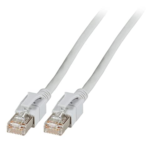 EFB RJ45 Patchkabel S/FTP, Cat.6, VC LED, 1,00m, grau von EFB-Elektronik