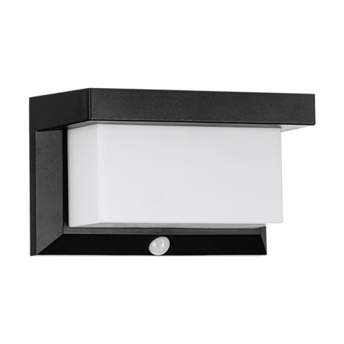 EGLO LED Wandlampe außen Utrera, Outdoor Solarlampe mit Bewegungsmelder und Timer, Außenlampe solar aus Kunststoff in Schwarz und Weiß, Außenbeleuchtung IP44 EGLO LED Wandlampe außen Utrera, Outdoor Solarlampe mit Bewegungsmelder und Timer, Außenlampe solar aus Kunststoff in Schwarz und Weiß, Außenbeleuchtung IP44 von EGLO