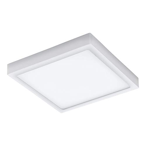 EGLO connect LED Außen-Deckenlampe Argolis-C, Smart Home Außenleuchte für Wand und Decke, Deckenleuchte aus Alu und Kunststoff, dimmbar, Weißtöne einstellbar, IP44, 30 x 30 cm, weiß von EGLO