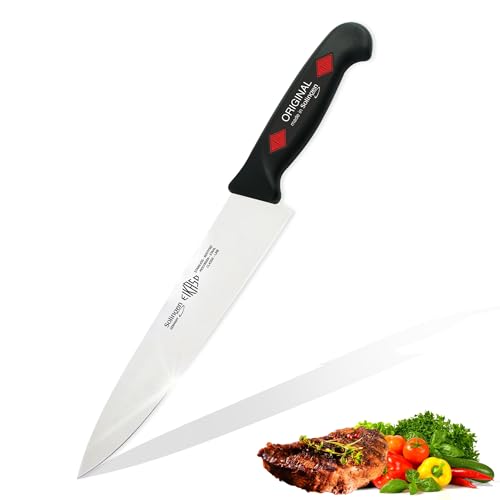 EIKASO Solingen Kochmesser 21cm Klingenlänge aus Molybdänstahl 1.4116 Fleischmesser Kochmesser Allzweckmesser hergestellt in Solingen Profi Küchenmesser EIKASO Solingen Kochmesser 21cm Klingenlänge aus Molybdänstahl 1.4116 Fleischmesser Kochmesser Allzweckmesser hergestellt in Solingen Profi Küchenmesser von EIKASO