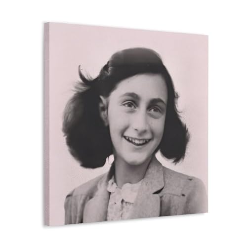 EKoKim Anne Frank Poster, dekoratives Gemälde, Leinwand, Wandposter und Kunstdruck, modernes Familienschlafzimmer-Dekor-Poster, 30 x 30 cm von EKoKim