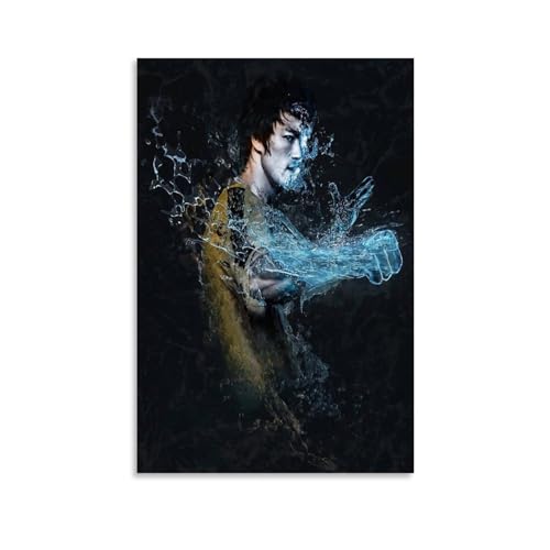 EKoKim China Kung Fu Star Bruce Lee Poster Poster Dekorative Malerei Leinwand Wandposter und Kunstdruck Modern Familie Schlafzimmer Dekor Poster 20 x 30 cm von EKoKim