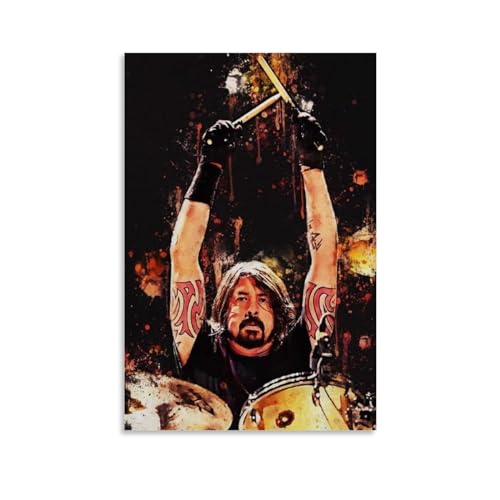 EKoKim Dave Grohl Poster, dekoratives Gemälde, Leinwand-Wandposter und Kunstdruck, modernes Familienschlafzimmer-Dekor-Poster, 40 x 60 cm von EKoKim