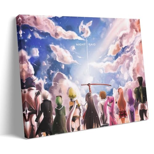 EKoKim Lubbock Mine Tatsumi Akame Ga Kill Manga Anime Fan Geschenk Wandbild Poster Dekorative Malerei Leinwand Wandposter und Kunstdruck Moderne Familie Schlafzimmer Dekor Poster 40 x 60 cm von EKoKim