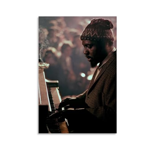 EKoKim Musikposter Thelonious Monk, dekoratives Gemälde, Leinwand-Wandposter und Kunstdruck, modernes Familienschlafzimmer-Dekor-Poster, 60 x 90 cm von EKoKim