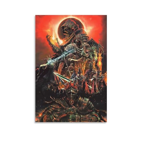 EKoKim Spielposter Dark Souls Poster, dekoratives Gemälde, Leinwand-Wandposter und Kunstdruck, modernes Familienschlafzimmer-Dekor-Poster, 40 x 60 cm von EKoKim