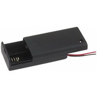 Electro Dh - Batteriehalter für 2 x 1,5 V-Batterien, mit schwarzem Schiebedeckel 33.019 8430552093380 von ELECTRO DH