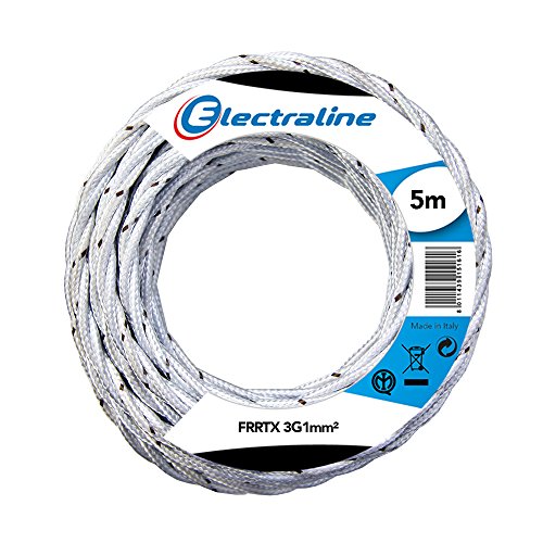 Kabel FRRTX - 3G1 mm. - 5 mt - Weiß von Electraline