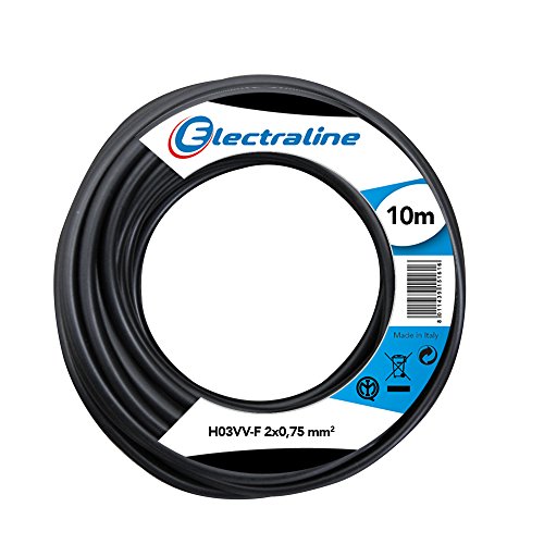 Kabel H03VV-F, 2x0.75 mm, 10 mt von Electraline