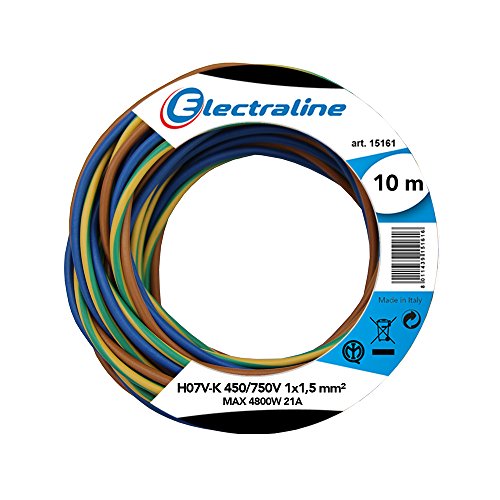 Kabel N07V-K, 1x1.5 mm, 10 mt von Electraline