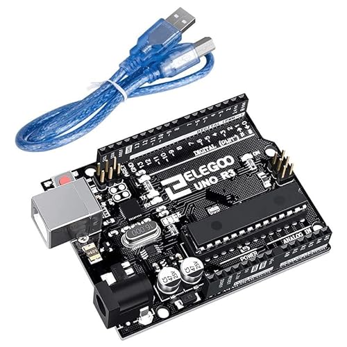 ELEGOO UNO R3 Mikrocontroller Board Hauptplatine mit USB Kabel Kompatibel mit Arduino Entwicklungsumgebung von ELEGOO