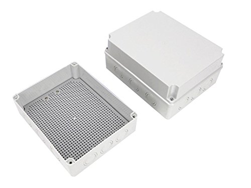 ELEKTRO-PLAST 198x86 Abzweigdose hermetische mit Montageplatte Abzweigkasten 8062, Weiß von ELEKTRO-PLAST