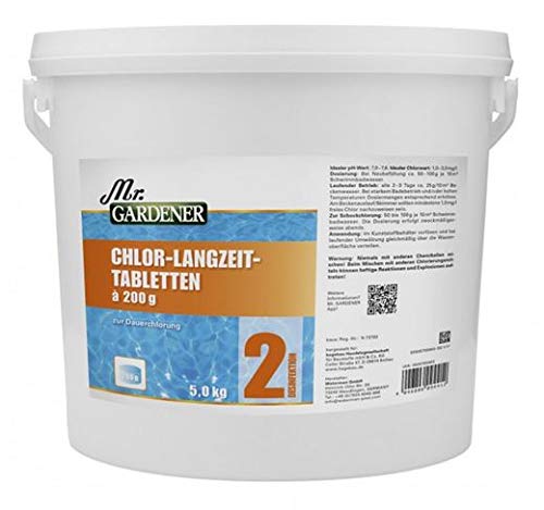 EM Mr.GARDENER Chlortabletten Lan a 200g, 5,0Kg 0505705MG von EM