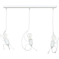 Emibig bobi Weiße Stab-Pendel-Deckenleuchte 3x E27 von EMIBIG LIGHTING