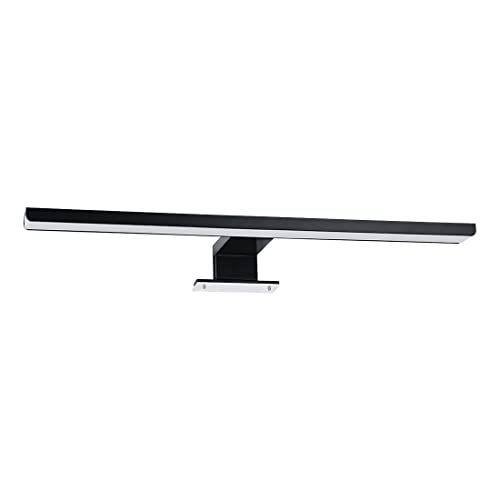 EMKE Spiegelleuchte Bad 40cm, Spiegellampe Bad, Spiegellampen für das bad, LED Wandlampe Badezimmer Badlampe Wand, IP20, 8W 6000K, Spiegel Lampen Schwarz EMKE Spiegelleuchte Bad 40cm, Spiegellampe Bad, Spiegellampen für das bad, LED Wandlampe Badezimmer Badlampe Wand, IP20, 8W 6000K, Spiegel Lampen Schwarz von EMKE
