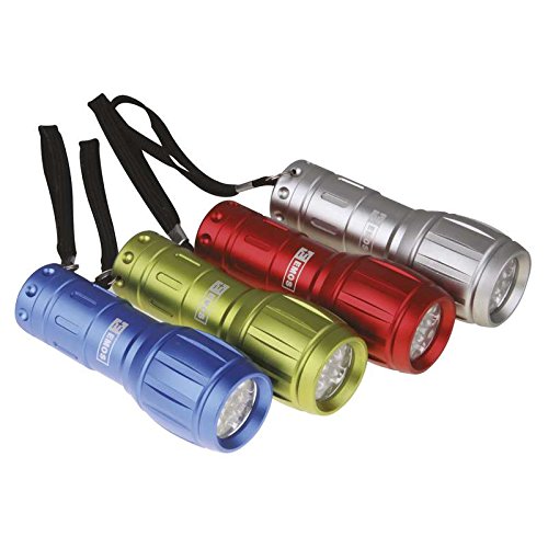 EMOS LED Metall-Taschenlampe - 9 x LED, für 3 x AAA, 12 Stück, E-946 von EMOS