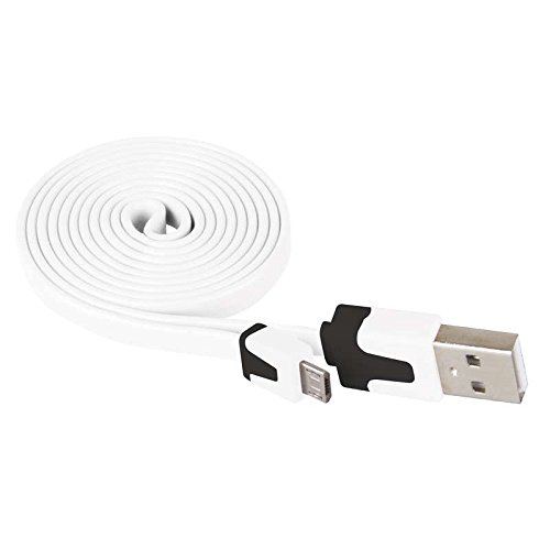 EMOS SM7001W USB-Kabel 2.0 A Mini B-Stecker / 1 m/abgeschirmt/für Datenübertragung geeignet/als Ladekabel, Anschlusskabel verwendbar von EMOS