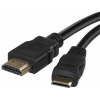 Emos - High Speed hdmi 2.0 Kabel mit Ethernet 1,5 m, 18 Gbit/s Ultra hd, 4K, 3D, arc Unterstützung, A-Stecker auf Mini-HDMI (C-Typ), S10102 von EMOS