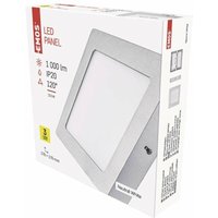 Led Deckenlampe 12W, quadratische Wand- und Deckenleuchte mit Driver, Ersatz für 70W Glühbirne, neutralweiß 4000 k, 1000 lm, IP20, ZM6232 - Emos von EMOS