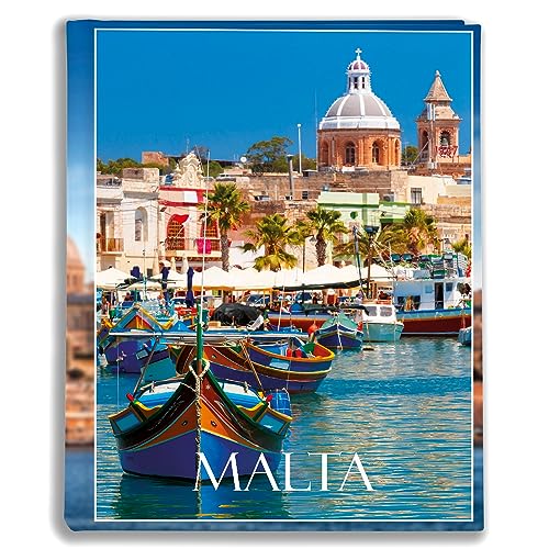 Urlaubsfotoalbum 10x15: Malta, Fototasche für Fotos, Taschen-Fotohalter für lose Blätter, Urlaub Malta, Handgemachte Fotoalbum von EMPOL