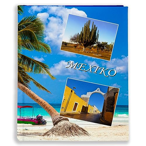 Urlaubsfotoalbum 10x15: Mexiko, Fototasche für Fotos, Taschen-Fotohalter für lose Blätter, Urlaub Mexiko, Handgemachte Fotoalbum von EMPOL