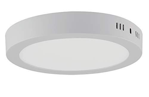 LED Oberputz Aufputz Panel Wandlampe Wandleuchte Deckenleuchte Deckenlampe Lampe Rund Ø 220mm Neutralweiss 18 Watt von ENERGMiX