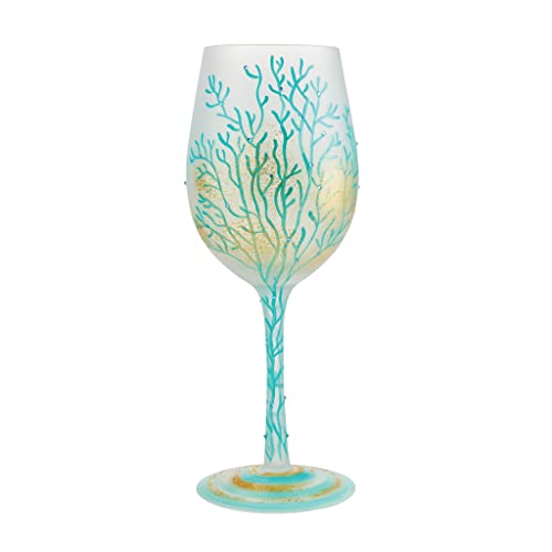 Lolita Under The Sea Wine Glass, 15 Ounce von Enesco