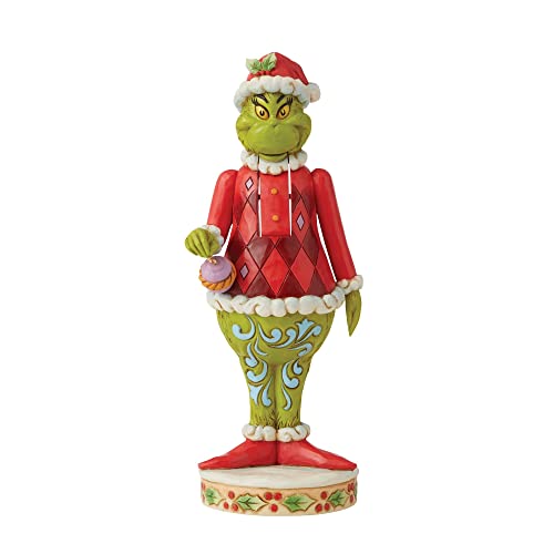 Enesco Jim Shore Dr. Seuss The Grinch Nussknacker-Figur, 24 cm, Mehrfarbig von Enesco