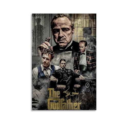 ENILSA Classic Film The Godfather Movie Art Poster Dekorative Malerei Leinwand Wandkunst Wohnzimmer Poster Schlafzimmer Malerei,Wandkunst Bilddruck Moderne Familienzimmer Dekor 24x36inch(60x90cm) von ENILSA