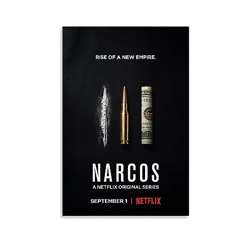 ENILSA Narcos Kunstposter Leinwand Poster Dekorative Malerei Leinwand Wandposter und Kunstdruck Moderne Familie Schlafzimmer Dekor Poster 30 x 45 cm von ENILSA