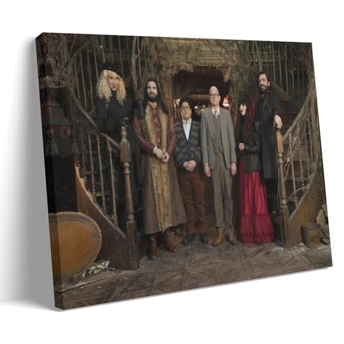 ENILSA What We Do In The Shadows Cast Live Poster Dekorative Malerei Leinwand Wandkunst Wohnzimmer Poster Schlafzimmer Malerei,Wandkunst Bilddruck Moderne Familienzimmer Dekor 08x12inch(20x30cm) von ENILSA