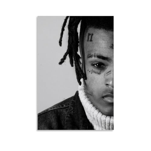 ENILSA Xxxtentacion Artist Poster Dekorative Malerei Leinwand Wandkunst Wohnzimmer Poster Schlafzimmer Malerei,Wandkunst Bilddruck Moderne Familienzimmer Dekor 16x24inch(40x60cm) von ENILSA