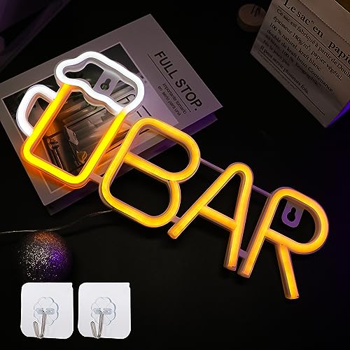 ENUOLI Bar Neonschilder, USB- oder 3-AA-Batterie Bier Bier Neon LED LED Night Lights Dekoration Mädchen Schlafzimmer Wanddekoration Kinder Geburtstagsgeschenk Hochzeitsfeier Lieferungen Geschäft Gesc von ENUOLI