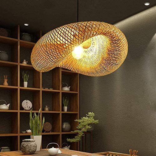 Pendellampe Retro Natürlichen Bambus Rattan Gewebt Kronleuchter Rattan Beleuchtung Holz Lampe Höhenverstellbar E27 Hängelampe Esszimmer Wohnzimmer Schlafzimmer Küche Dekoration Pendelleuchte,60cm Pendellampe Retro Natürlichen Bambus Rattan Gewebt Kronleuchter Rattan Beleuchtung Holz Lampe Höhenverstellbar E27 Hängelampe Esszimmer Wohnzimmer Schlafzimmer Küche Dekoration Pendelleuchte,60cm von ENXING