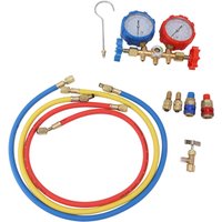 Eosnow - Klimaanlagen-Manometer R410 22 134A 3-Wege-AC-Diagnose-Verteiler-Messrohr-Set für Freon-Aufladung von EOSNOW